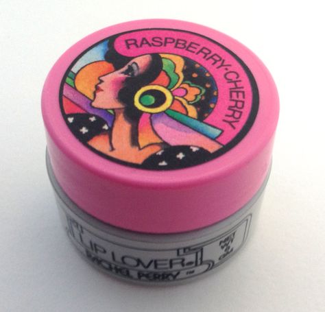 Rachel Perry "Raspberry-Cherry Lip Lover" Moisturizing Lip Balm Mod Bathroom, Historical Makeup, Rachel Perry, Funky Makeup, Mineral Fusion, 1970s Childhood, 70s House, Cherry Lips, Cosmetic Brands