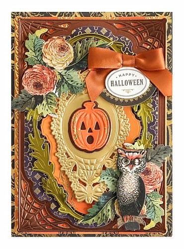 Anna Griffin Halloween, Halloween Cards Handmade, Foil Card, Anna Griffin Cards, Halloween Greetings, Foil Cards, Anna Griffin, Fall Is Here, Antique Textiles