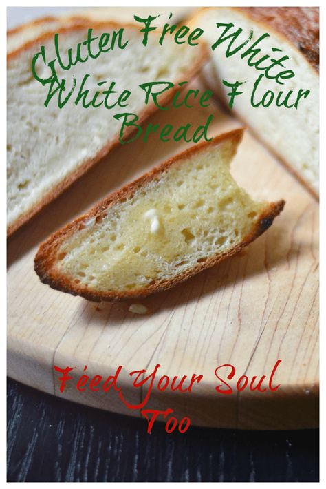 My Gluten Free White Rice Flour Bread is artisan loaf that is very crusty and tender on the inside with a great crumb. Rice Flour Bread, Flour Bread Recipes, Animal Based Diet, Low Oxalate, Bread Gluten Free, Gain Energy, Rice Bread, Gluten Free Sourdough, Flour Bread