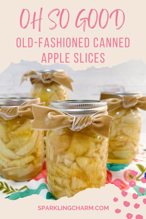 Canned Apple Rings, Preserve Apples Slices, Pressure Can Apples, How To Can Apple Slices, Canning Cinnamon Apple Slices, Canning Apples Slices, Canned Cinnamon Apples Recipes, Canning Fresh Apples, Canned Stewed Apples