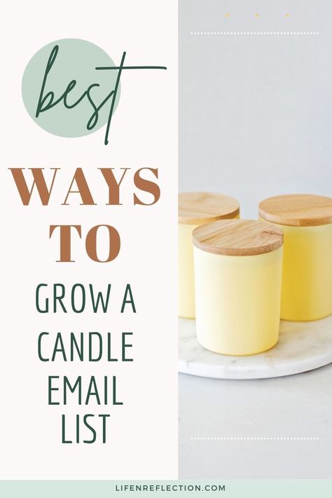 I’m here to show you the best email marketing tools for a candle business, ways to grow your email list, and what to send your list! Candle Marketing, Homemade Candle Labels, Sell Candles, Candle Making Tutorial, Candle Labels Design, Candle Label Template, Candle Projects, Easy Candles, Email Marketing Tools