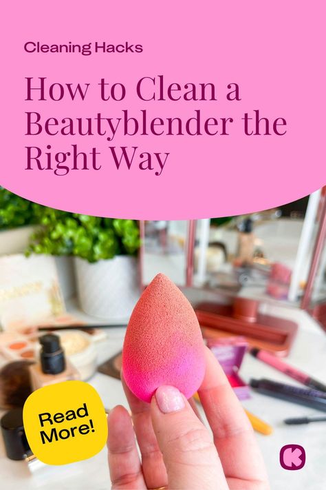 Ready for spring cleaning? How about cleaning your makeup brushes and sponges? Using a Beautyblender can give you flawless makeup application, but it needs to be kept clean and sanitary for it to be usable. If you've got a Beautyblender, you need to know how to clean it for easy use. Here, The Krazy Coupon Lady gives you essential cleaning hacks for how to clean your Beautyblender so that you can get the best results. Read on for beauty blender cleaning tips to add to your cleaning checklist... Clean Beauty Blender, Cleaning Face, Beauty Hacks Eyelashes, Beauty Hacks Lips, Face Cleaning, Anti Aging Face Serum, Brown Spots On Face, Flawless Makeup Application, Face Face