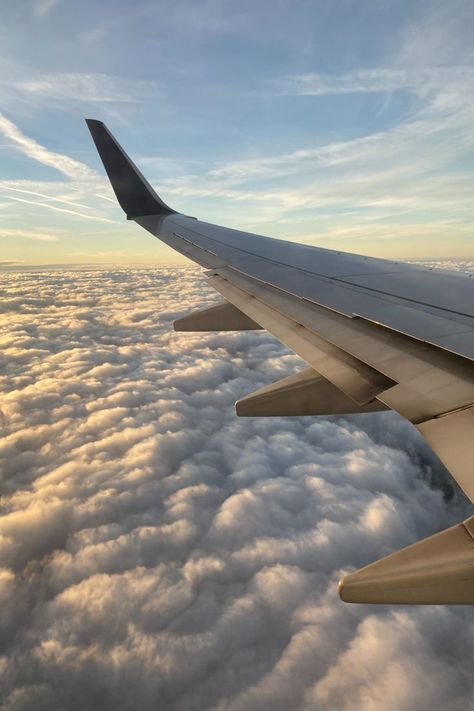 Image of airplane wing flying over the clouds Airplane Wing, Over The Clouds, Plane Photos, Airport Aesthetic, Fly With Me, Airplane Photography, Desktop Wallpaper Art, Travel Photography Inspiration, Beauty Art Drawings