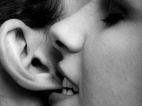 Ear biting Couple Kissing, Drunk In Love, Art Of Seduction, Two People, Your Man, Couple Pictures, Cute Love, A Couple, Romance