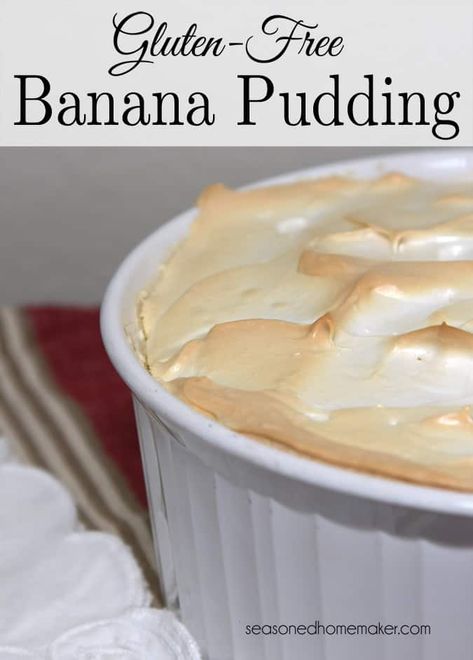 Gluten Free Banana Pudding, Banana Ideas, Celiac Diagnosis, Dairy Free Pudding, Banana Pudding From Scratch, Pudding Vanilla, Pudding Banana, Vanilla Wafer, Homemade Banana Pudding