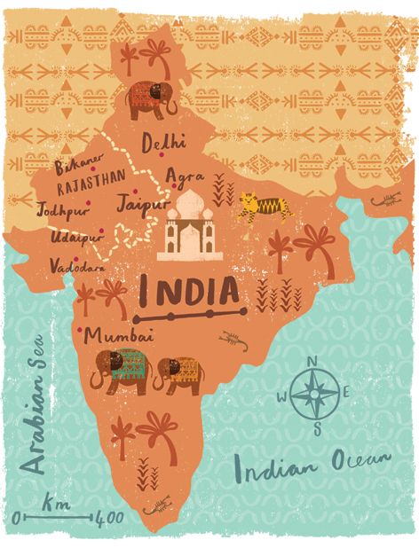 Map Of India, India Map, Sacred Architecture, Golden Triangle, Diwali Festival, We Are The World, Illustrated Map, Map Design, Incredible India