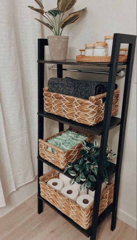 #bathroom #bathroomdecorideas #bathroomremodel Bathroom Shelf Decor, Restroom Decor, Future Apartment Decor, Bathroom Decor Apartment, Bathroom Design Decor, Bathroom Inspiration Decor, Small Bathroom Ideas, Apartment Bathroom, Apartment Decor Inspiration