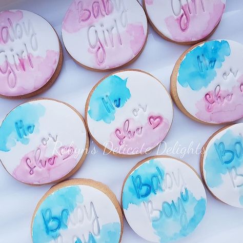 Baby Shower Cupcakes Neutral, Baby Shower Reveal Ideas, Gender Reveal Ultrasound, Gender Reveal Cookies, Baby Gender Reveal Party Decorations, Pregnancy Gender Reveal, Gender Reveal Party Theme, Idee Babyshower, Diy Baby Shower Decorations