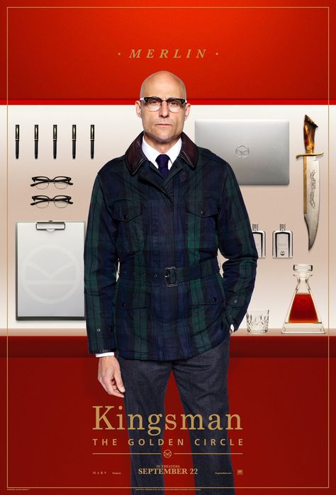 3 of 9 - Kingsman: The Golden Circle posters. Merlin Kingsman, Circle Movie, Kingsman Movie, Taron Egerton Kingsman, Kingsman The Secret Service, Hulk Character, Matthew Vaughn, The Golden Circle, Secret Organizations