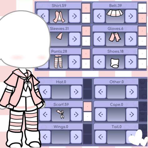 Ubrania Gacha Life, Gacha Life Pink Outfits, Pink Gacha Life Outfits, Gacha Pink Outfits, Kawaii Outfits Pink, Outfit Ideas Kawaii, Lumine Gacha, Gacha Life Outfit Ideas, Kawaii Fits