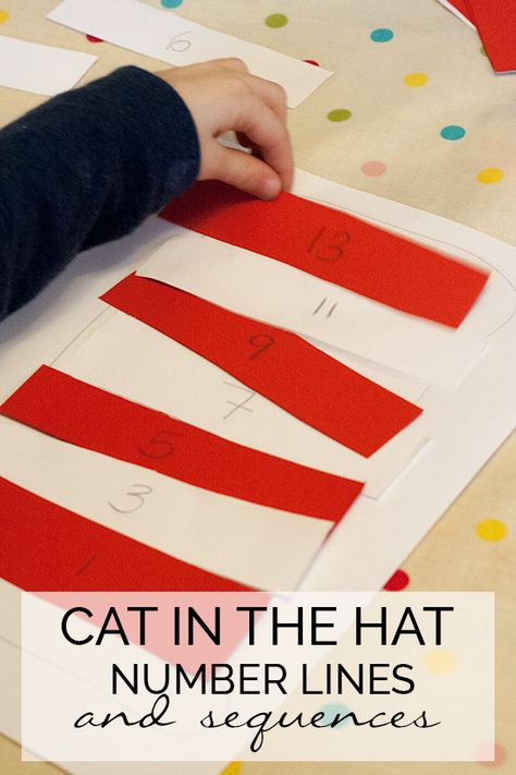 Dr Seuss Preschool, Dr Seuss Activities, Dr Seuss Crafts, Seuss Classroom, Seuss Crafts, Dr. Seuss, Dr Seuss Week, Dr Seuss Day, Number Lines