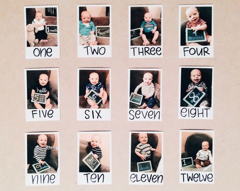 Baby Polaroid Pictures, Instax Aesthetic, Growth Pictures, Toddler Activities Daycare, Instax Ideas, Polaroid Display, Bump Photoshoot, Polaroid Collage, Baby Book Ideas