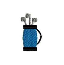 Mini Golf Bag - 3 Sizes! | What's New | Machine Embroidery Designs | SWAKembroidery.com Sew Cha Cha Golf Embroidery Designs, Golf Quilt, Golf Embroidery, Embroidered Patterns, Golf Logo, Golf Art, Golf Bag, Mini Golf, Golf Gifts