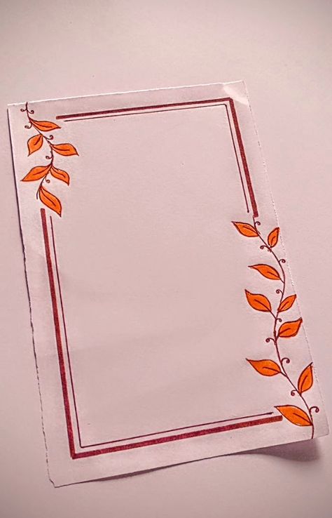 Border Design With Black Pen, Boders Design Pattern Paper, Telugu Border Design For Project, Simple Design For Project, Simple Borders For Projects, Creative Borders For Projects, Colorful Borders Design For Project, Chart Paper Decoration, Boder Degin For Project On Chart Paper