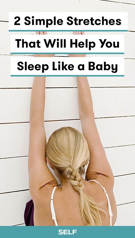 Bedtime Stretches, Simple Stretches, Stretches For Runners, Bedtime Routines, Restorative Yoga Poses, Bedtime Yoga, Mental Health Activities, How To Stop Snoring, Stretch Routine