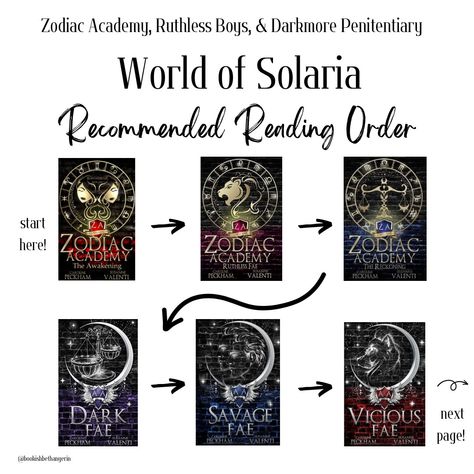 Zodiac Academy Series, Zodiac Academy Reading Order, Zodiac Academy Book, Zodiac Academy, Recommended Books To Read, Reading Recommendations, Reading Journal, Book 1, Book Recommendations