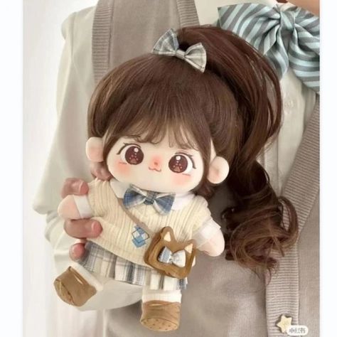 Just found this amazing item on AliExpress. Check it out! $10.84 50％ Off | Miaomiao Cotton Doll Stock 20cm Interchangeable Baby Clothes Plush Doll Figure Doll Gifts to Girls Micro Pigs, Doll Aesthetic, Cotton Doll, Kawaii Doll, Cute Penguins, Doll Gift, Cute Plush, Amigurumi Doll, Cute Dolls