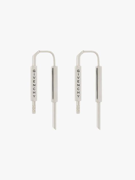 U Lock earrings in metal | GIVENCHY Paris Lock Earrings, Givenchy Paris, Product Label, Givenchy, Luxury Bags, Ready To Wear, Online Store, Paris, History