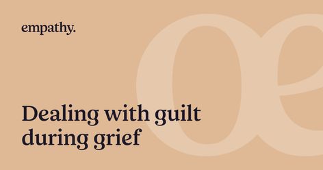 Guilt (in the form of regret or survivor’s guilt) can often accompany grief. Many people feel this way, and you will need to work through it. It is important to have a support system, whether in family, friends, or a therapist, and to cultivate productive coping skills, such as journaling or focusing on present acts of service and love. How To Help A Friend Grieve, Ways To Grieve, How To Help Someone Grieve, Dealing With Guilt, Helping Someone Grieve, Stages Of Grieve, Word Out, Journal Entries, Forgiving Yourself