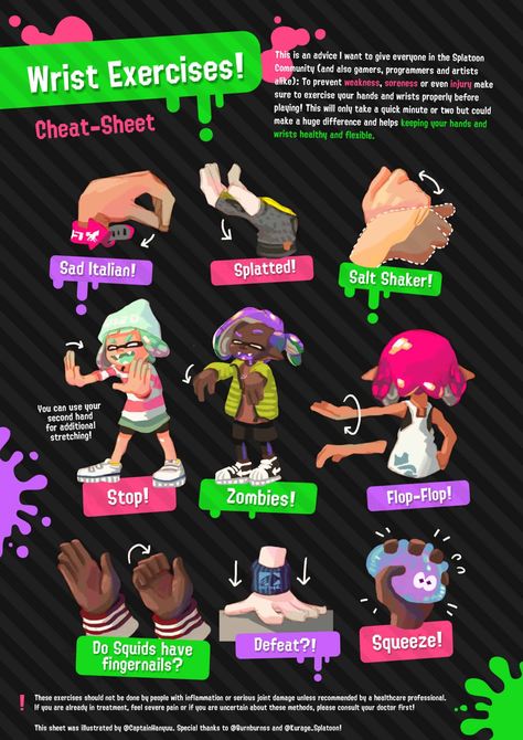 Splat Tim, Splatoon Memes, Nintendo Splatoon, Wrist Exercises, Splatoon 2 Art, Splatoon Comics, Hand Exercises, Types Of People, Smash Bros