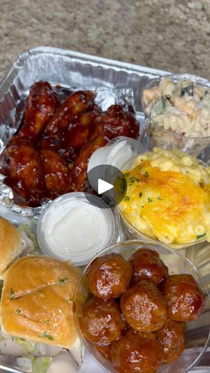 3.8M views · 69K reactions | That baby shower food gone hit every time 😍😋#babyshowerfood #foodporn #foodie #fingerfood #wings #pastasalad #meatballs #macncheese #sliders #fyp #viral #explore #partyfood #foodreels #platter #fbreelsvideo | Nykeema Scott | Dess Dior · Leave Her Alone (feat. Skilla Baby & Rob49) Baby Shower Plates Food, Baby Shower Menu Ideas Black People, Finger Foods For Party Black People, Baby Shower Food Ideas Black People, Baby Shower Food Black People, Baby Shower Meatballs, Selling Plates Of Food Ideas, Baby Shower Finger Food Ideas, Skilla Baby