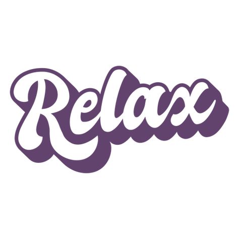 Relax lettering word PNG Design Word Png, Lettering Download, Vector Patterns Design, Free Business Cards, Shirt Maker, Create T Shirt, Design Ad, Png Design, Vector Pattern