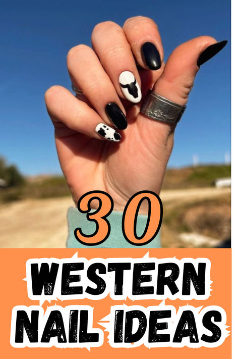 Cowgirl western nails. Girl with western nail art