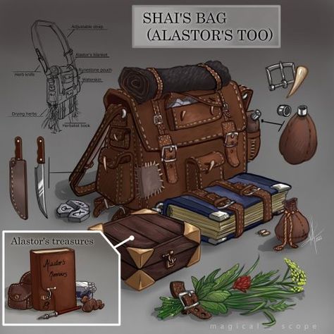 Props Concept, Magic Bag, Camping Hacks Diy, Anime Demon Boy, Dnd Dragons, Fantasy Props, Skateboard Girl, Dungeons And Dragons Homebrew, Motivational Art