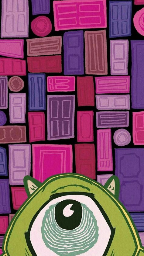 Fondo De Pantalla Tumblr Disney Para Pc 1001 Ideas De Fondos De Cute Paintings On Canvas Disney, Disney Characters Paintings Canvases, Monsters Inc Background, Cute Pfp Ideas, Pop Culture Painting, East Painting Ideas, Monster Background, Cartoon Canvas Painting, Disney Canvas Paintings