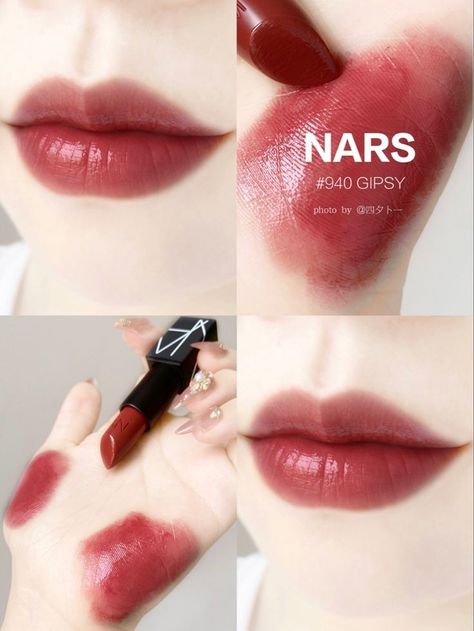 Red Velvet Lipstick, Red Lizard, Nars Lipstick, Sheer Lipstick, Makeup Accesories, Smink Inspiration, Velvet Lipstick, Perfect Lips, Best Top