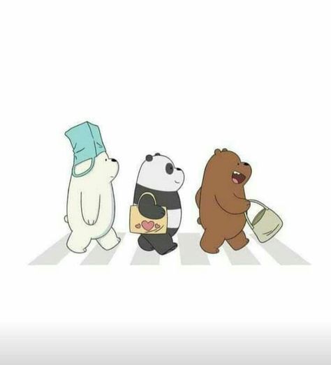 3 Bare Bears, Polar Bear Cartoon, We Bare Bears Wallpapers, Best Friends Cartoon, Cartoon Network Shows, Bullet Journal Mood Tracker Ideas, Mickey Mouse Art, Bear Tattoo, Friend Cartoon