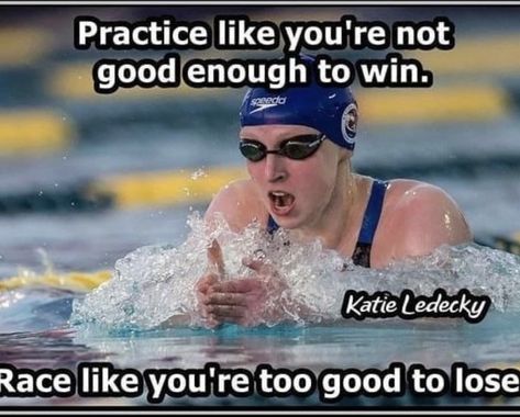 Swim Posters High School, Katie Ledecky Quotes, Swim Pick Up Lines, Swimming Memes Funny, Swimmers Diet, Swim Jokes, Competitive Swimming Quotes, Swim Motivation, Competitive Swimming Pictures