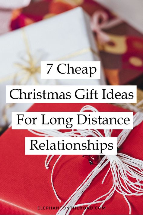 7 Cheap Christmas Gifts For Long Distance Relationships. Gift Ideas. Gift Guide. Holidays. Christmas Presents. Christmas Gifts. LDR. Long Distance Relationship Problems. Gifts For Boyfriend. Gifts For Girlfriend. Gifts on a Budget. Elephant on the Road. Girlfriend Tips, Girlfriend Ideas, Christmas Presents For Boyfriend, Ldr Gifts, Funny Christmas Presents, Long Distance Relationships, Distance Relationship Gifts, Scented Lotion, Cheap Christmas Gifts