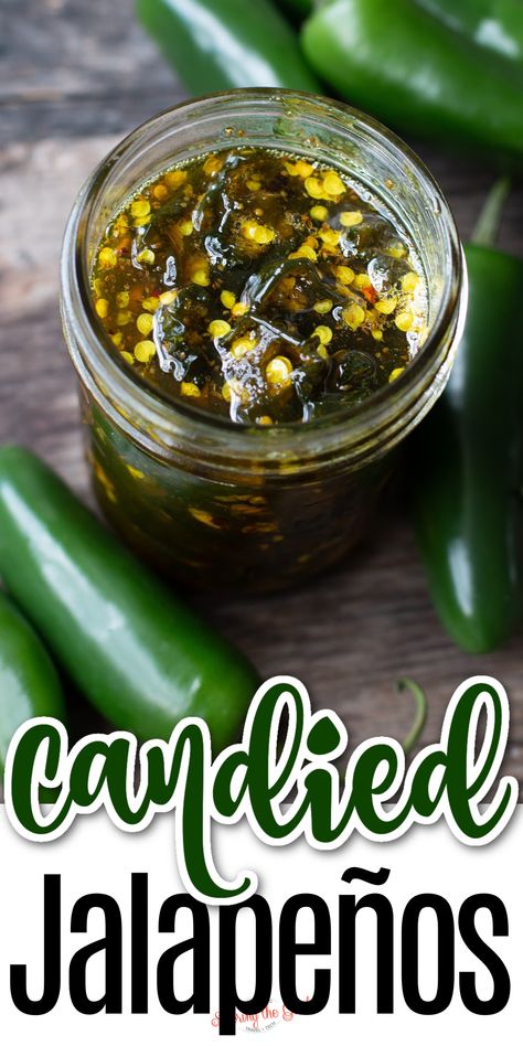 Cowboy Candy, Pickled Jalapenos, Candied Jalapenos, Jalapeno Recipes, Garden Recipes, Pickling Recipes, In A Jar, Fermented Foods, Stuffed Jalapeno Peppers