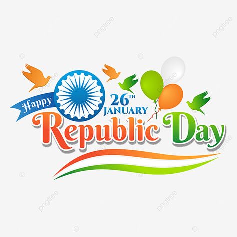 January Typography, 26 January Png, Happy Republic Day 26 January, 26 January Republic Day Background Hd, Republic Day Png Background, Republic Day 2024 Post, January Clipart, Happy Republic Day India, Republic Day 26 January