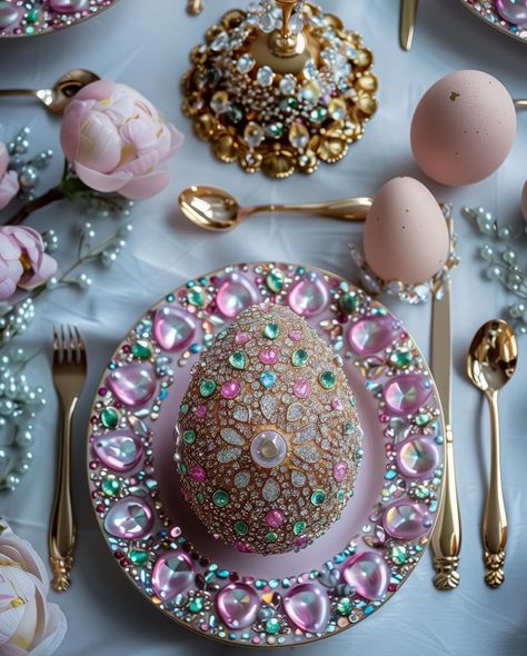 Easter Brunch 🥚✨💖 We woke up to the smell of freshly baked bread and I couldn’t wait to take my seat at this delicious sparkly Easter brunch! Have a wonderful Easter everyone 🐰🦋🐣 Love, Marloes #sprinkleofai #easter #happyeaster #eastereggs #easterdecor #easterbrunch #easterbunny #easterfestival #midjourney #sparkly #glitter #diamonds #gemstones #festive Romantic Kiss Gif, Kiss Gif, Decorative Eggs, Easter Board, Freshly Baked Bread, Easter Festival, Art Puzzle, Beautiful Angels, Angels Pictures