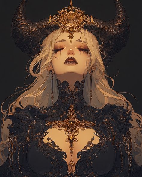 𝕯𝖊𝖒𝖔𝖓𝖘 𝕼𝖚𝖊𝖊𝖓 - 𝕽𝖔𝖚𝖓𝖉 2 AI Generated | Gerado por IA | Midjourney Second round of beautiful Demon Queens to make your Sunday marrier! 😈💜 #ai #midjourney #darkfantasy #aiart #demon #queen Demon Queen Art, Fantasy Queen Art, Dark Female Art, Demon Girl Art, Dark Names, Beautiful Demon, Witch Demon, Demon Queen, Women Anime