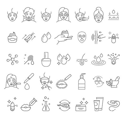 Face Quotes, About Skincare, Object Drawing, Vector Online, Tumblr Stickers, Beauty Mask, Beauty Therapy, Social Icons, Instagram Logo