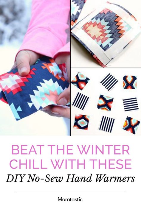 Diy Handwarmers, Diy Blankets No Sew, Diy Hand Warmers, Teen Programs, Hand Sewing Projects, Blanket Diy, Crafty Moms, How To Make Diy, No Sew