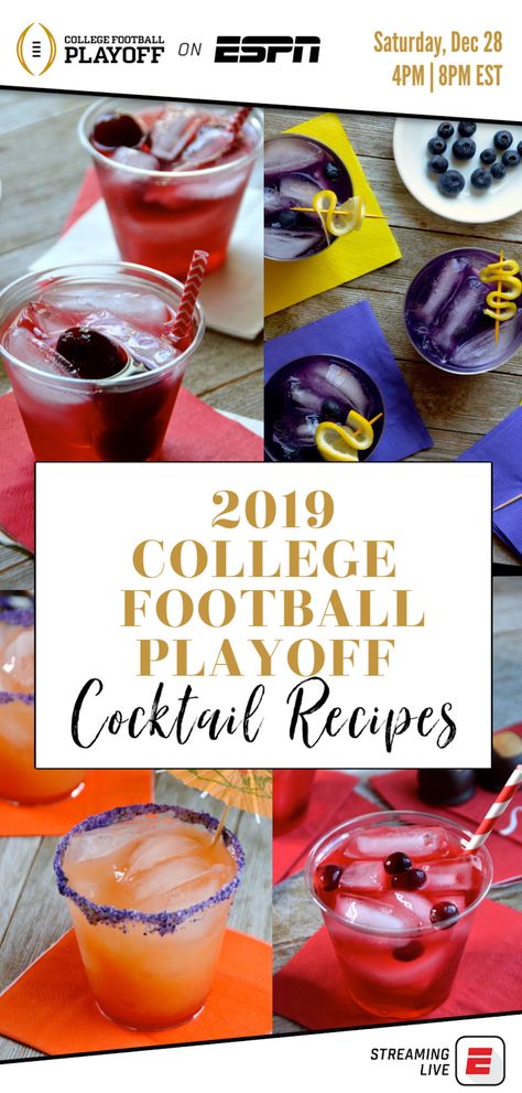 Tailgate Party Food Ideas, Football Party Drinks, Gameday Drinks, College Football Party, Playoff Party, Tailgate Drinks, Football Drink, College Football Tailgate, Tailgate Party Food