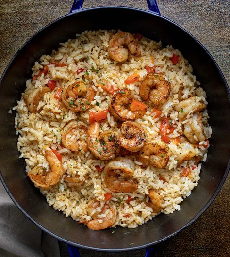 Cajun Shrimp And Rice, Cajun Rice, Flavorful Rice, Shrimp And Rice Recipes, Homestead Recipes, Homemade Cajun Seasoning, Shrimp Ceviche, Lemon Twist, Shrimp And Rice