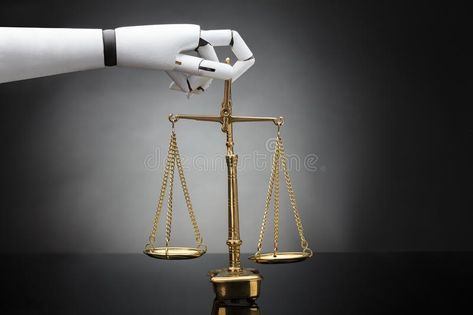 Robot`s Hand Holding Justice Scale. Close-up Of A Robot`s Hand Holding Justice S #Sponsored , #AFFILIATE, #paid, #Hand, #Close, #Scale, #Robot Justice Scale, Holiday Flyer, A Robot, Hand Holding, Grey Background, Gray Background, How To Build, Holding Hands, Close Up