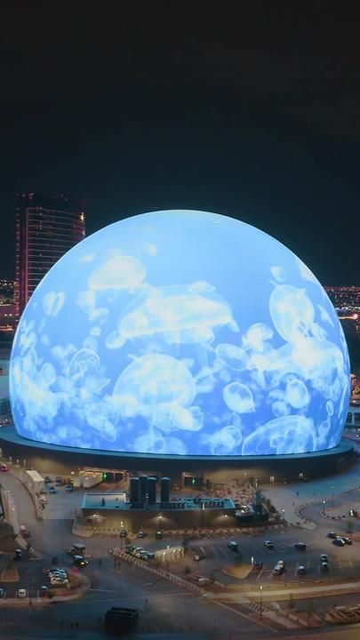 Sphere...A multi-sensory exhibit in Las Vegas Multi Sensory, Media Wall, Instagram Bio, Usa Travel, Our Planet, Travel Usa, New Mexico, Case Study, Instagram A