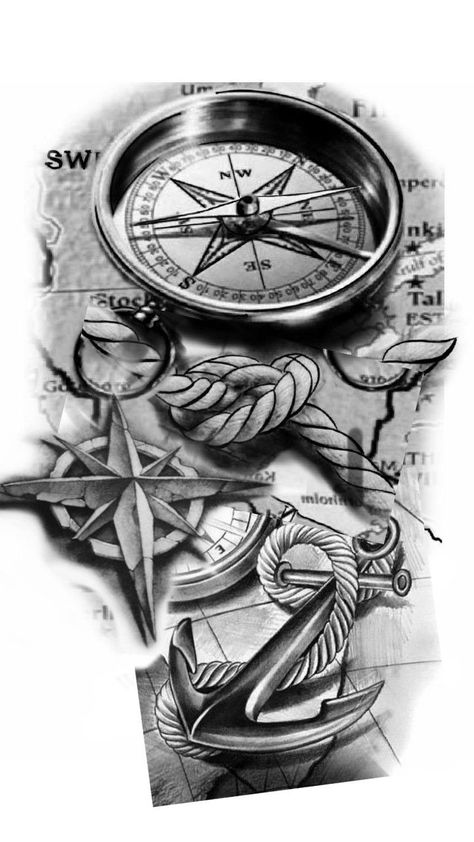 Goodness Tattoo, A Compass Tattoo, Nautical Compass Tattoo, Compass And Map Tattoo, Inside Of Arm Tattoo, Nautical Tattoo Sleeve, Marine Tattoo, Tiger Tattoo Sleeve, Anchor Tattoo Design