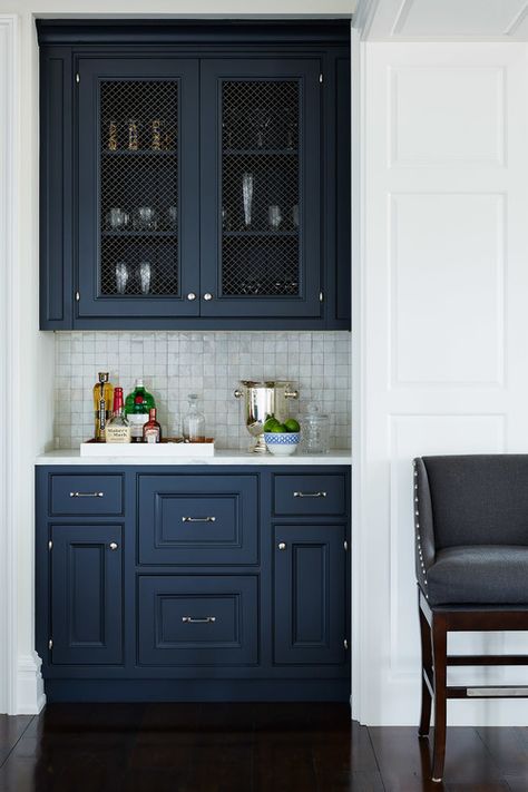 Most Popular Cabinet Paint Colors Mcgee Kitchens, Mcgee Kitchen, Studio Mcgee Kitchen, Designers Studio, Armac Martin, Kitchen Cabinet Color Ideas, Best Kitchen Cabinets, Blue Kitchen Cabinets, Kabinet Dapur