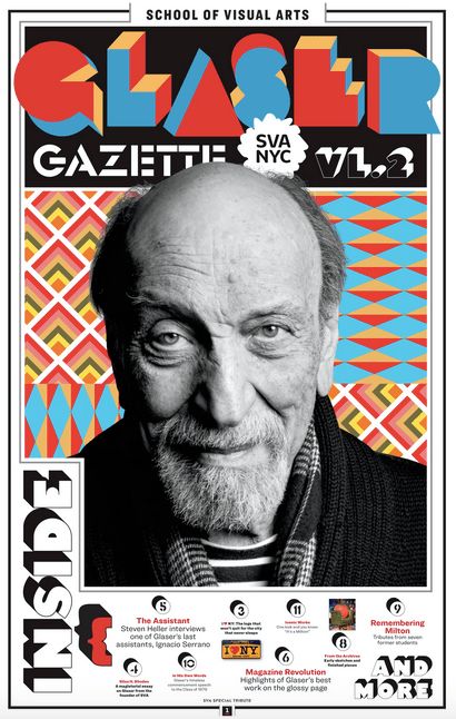 The Daily Heller: More Milton, More Glaser – PRINT Magazine Madrid Museum, Milton Glaser, Third Anniversary, Denver Art Museum, Denver Art, Graphic Design Course, School Of Visual Arts, Museum Poster, Rare Words