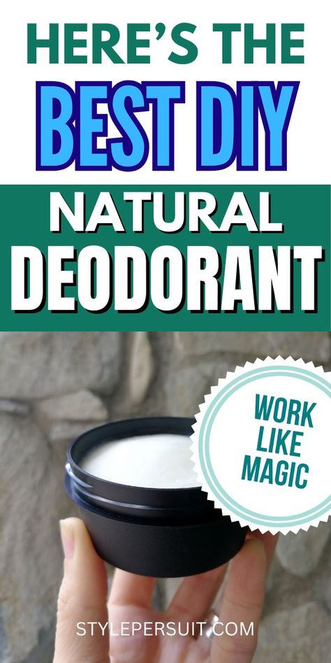 With growing concerns about the ingredients found in many commercial deodorants, more people are turning to natural alternatives. Making your own DIY natural deodorant not only allows you to control what goes into it but also ensures that you're using safe and effective ingredients. Check out how to create the best DIY natural deodorant that actually works. Diy Mens Deodorant, Natural Deodorant Alternatives, Cream Deodorant Recipe, Bentonite Clay Deodorant, Diy Natural Deodorant Recipes, How To Make Natural Deodorant, How To Make Deodorant, Diy Deodorant That Works, Home Made Deodorant