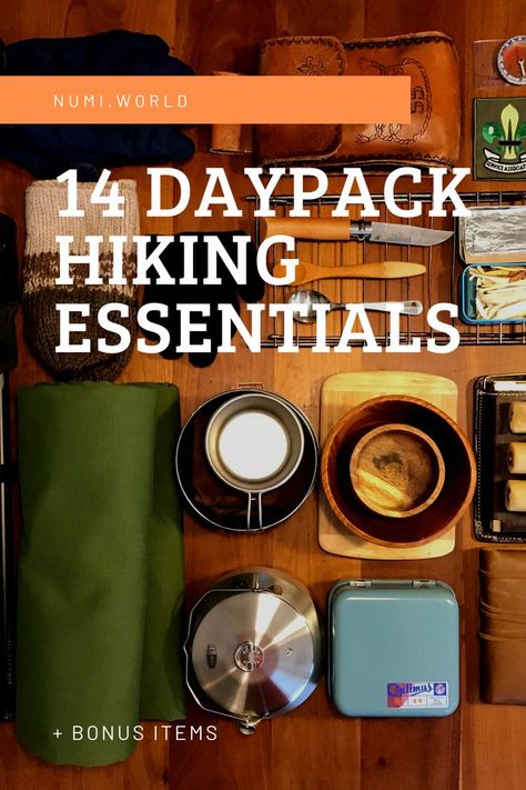 While you’re getting prepared for a day hike, you might be wondering what you need to take with you.   You certainly don’t have to carry any bulky or heavy equipment like a tent for a day, but there are definitely a number of essential items that you should pack. Crucial hiking items ensure that your day hike is more comfortable, enjoyable and safe.   In addition, there are also optional items you might want to carry with you, depending on which hike you choose to do. Hiking Day Pack, Weekend Packing, Day Hiking, Packing Essentials, Hiking Essentials, Hiking Accessories, Packing Lists, Hiking Destinations, Save Your Life