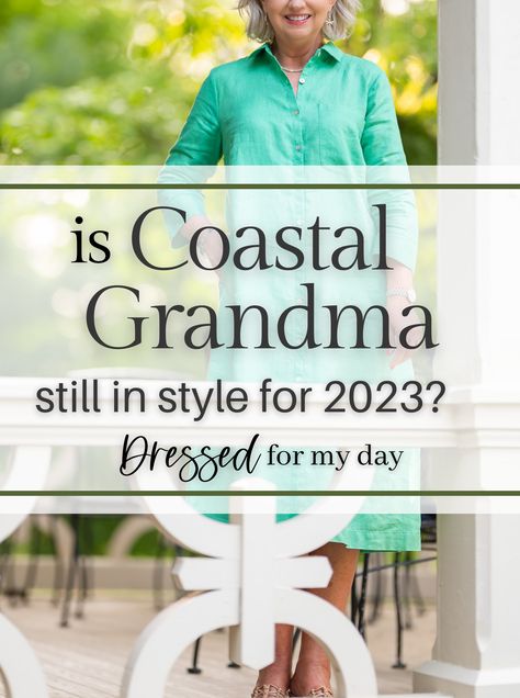 Coastal Fall Outfits 2023, Coastal Grandmother Style Outfits, Grandma Coastal Decor, Coastal Grandma Outfits Summer, Coastal Grandmother Fall Outfits, Cool Grandma Aesthetic, Coastal Grandma Decor, Grandma Fashion Aesthetic, Grandma Chic Fashion