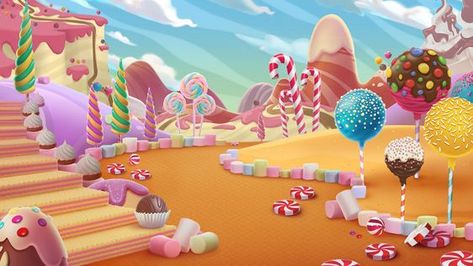 Candy World, Disney Candy, Vanellope Y Ralph, Candy House, Lollipop Candy, Candy Theme, Candy Art, Adventure Photography, Chocolate Factory